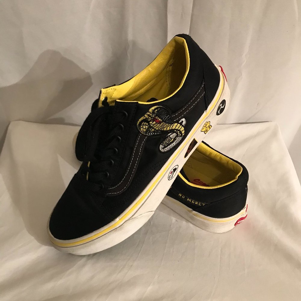 Vans X Cobra Kai Old School Strike First/Hard/No Mercy Never Die Sneakers